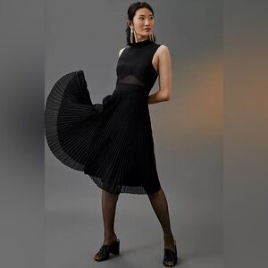 NWT Anthropologie Let Me Be Mock Neck Midi Dress